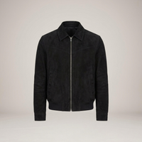 PLUXSTYLE::numise::mens-slim-fit-bomber-parka::pack-black
