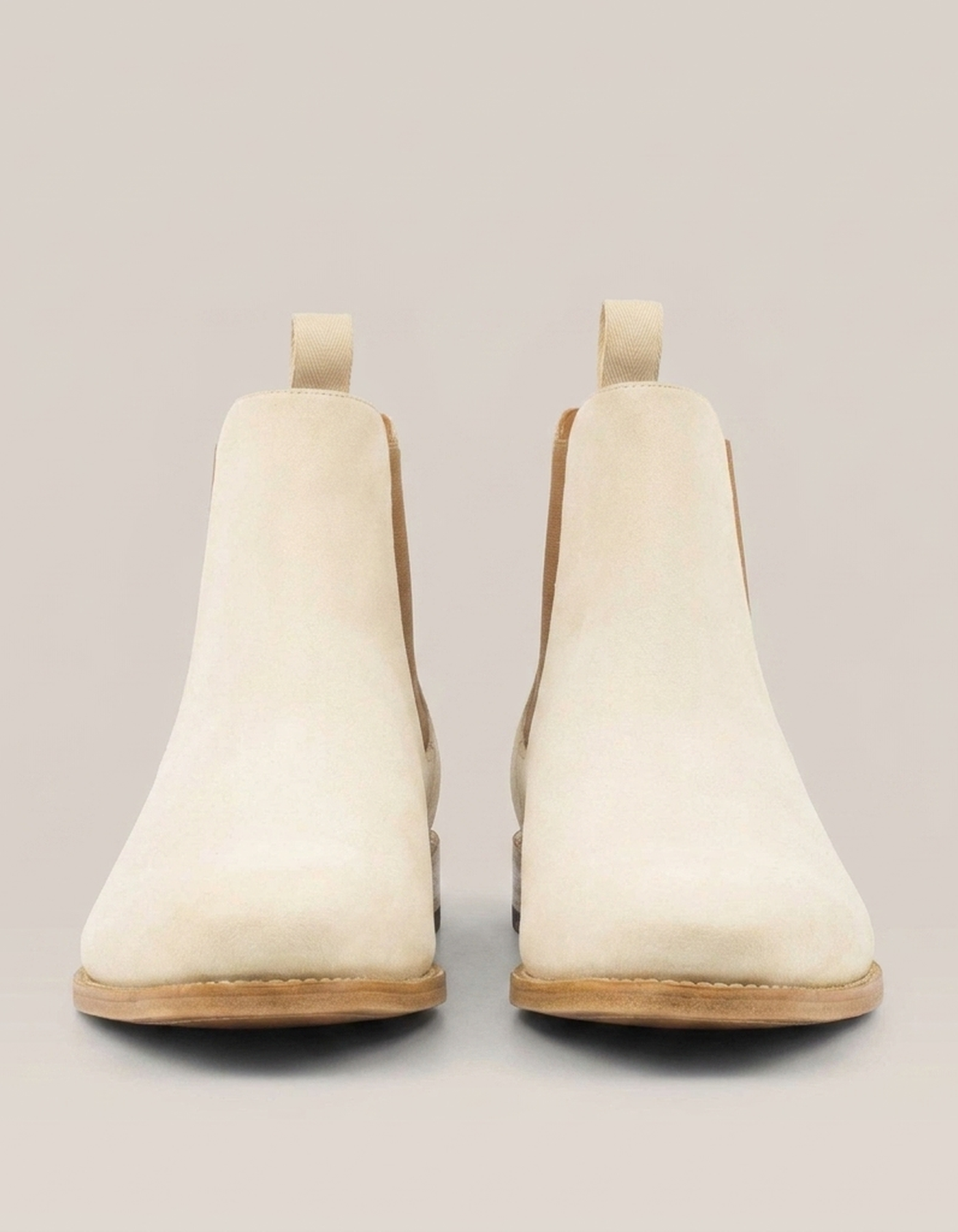 PLUXSTYLE::numise::mens-ivory-chelsea-boots::pack-ivory