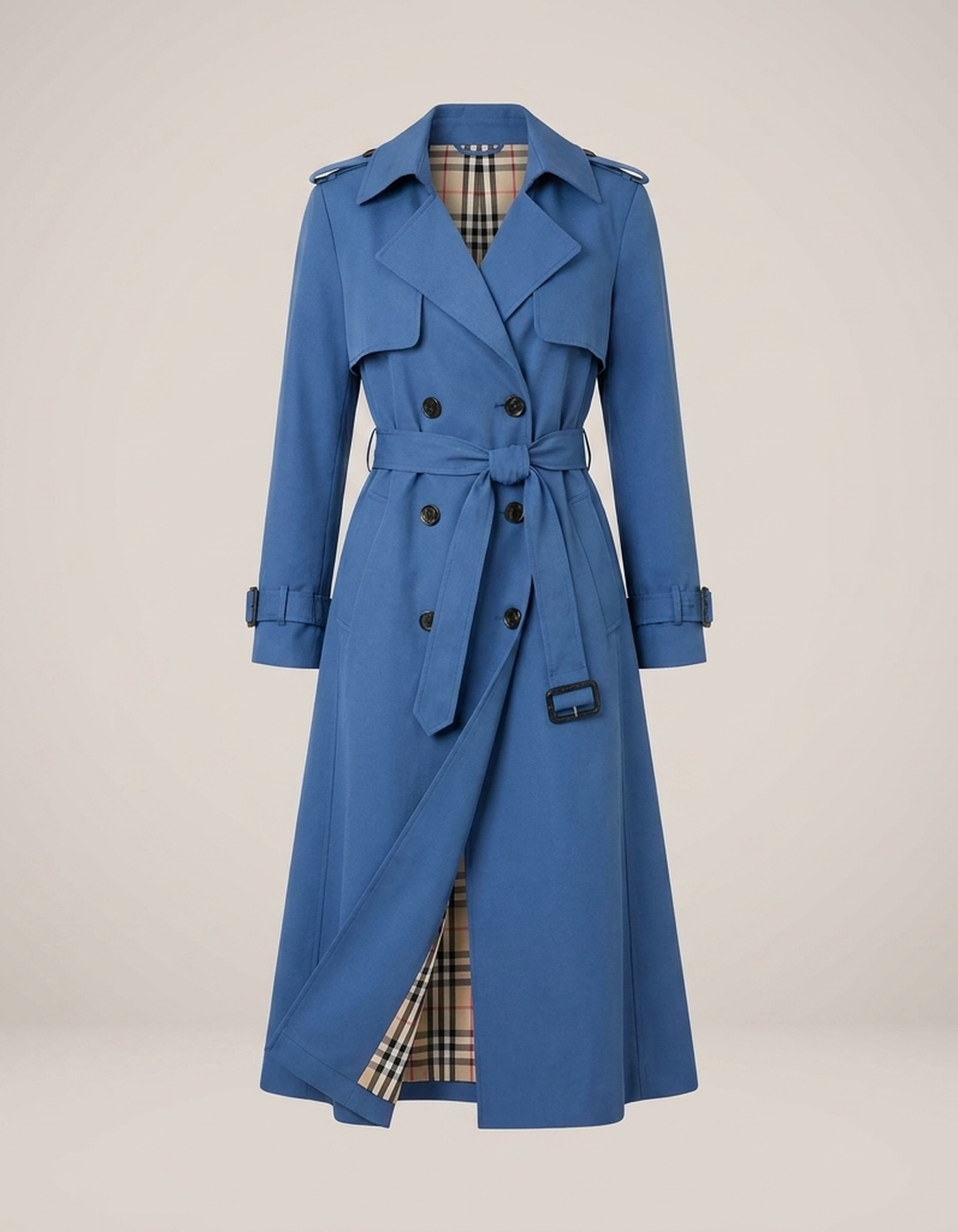 PLUXSTYLE::numise::double-breasted-parka::pack-blue