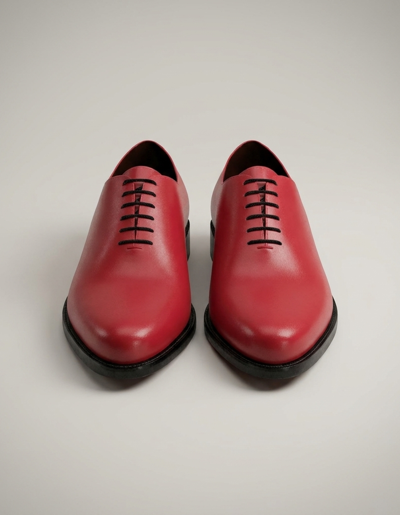 PLUXSTYLE::numise::rich-tone-oxford-shoes::pack-red