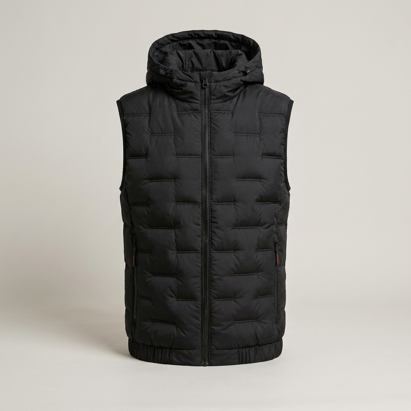 PLUXSTYLE::numise::mens-hooded-quilted-parka::pack-black