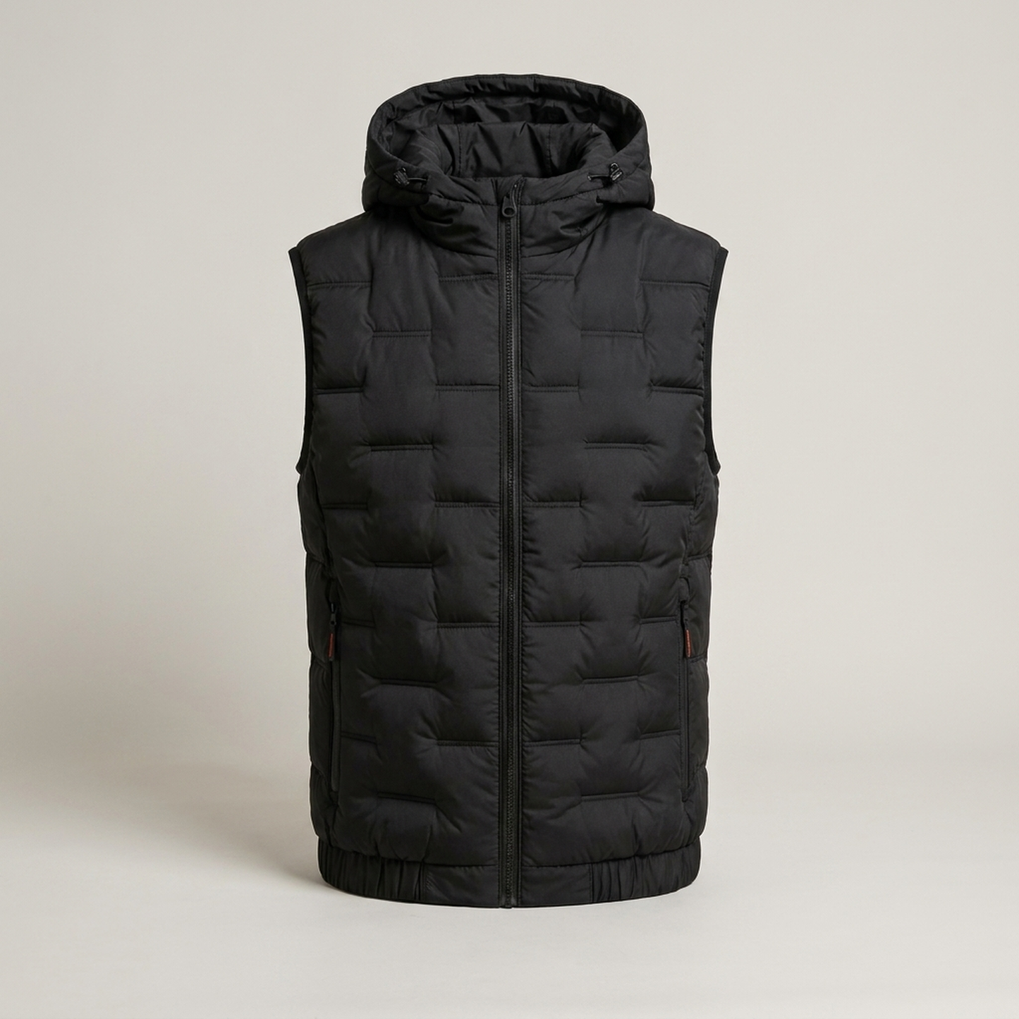 PLUXSTYLE::numise::mens-hooded-quilted-parka::pack-black