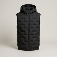 PLUXSTYLE::numise::mens-hooded-quilted-parka::pack-black