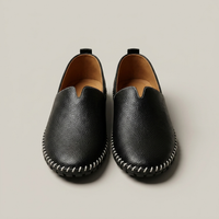 PLUXSTYLE::numise::mens-whipstitch-loafers::pack-black