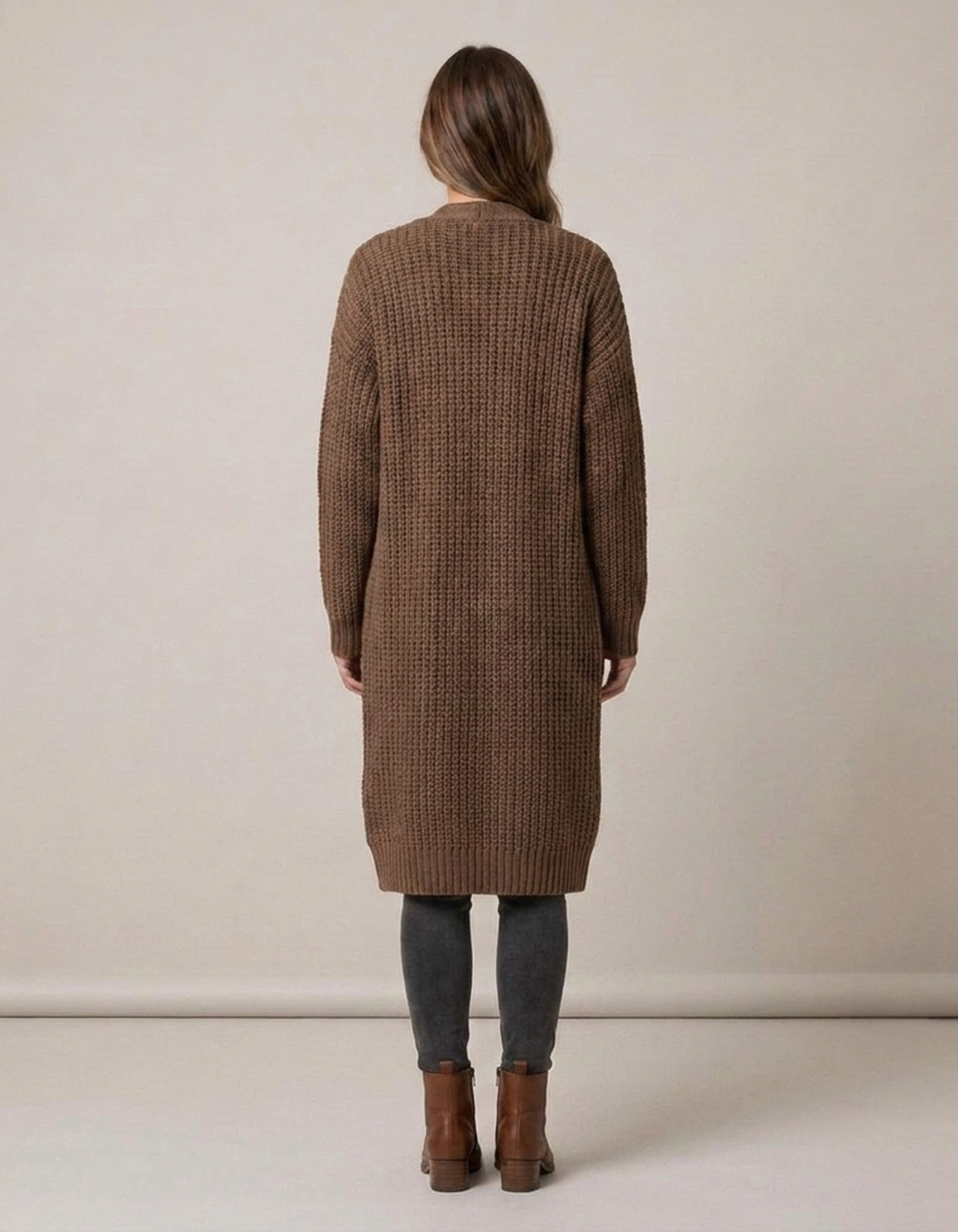 PLUXSTYLE::numise::alice-longline-cardigan::back