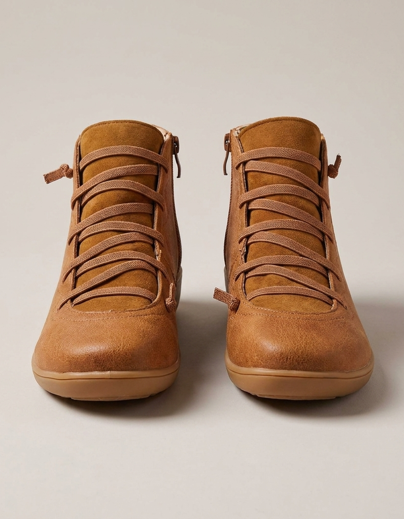 PLUXSTYLE::numise::womens-supportive-ankle-boots::pack-brown
