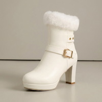 PLUXSTYLE::numise::cozy-platform-ankle-boots::closeup-hero