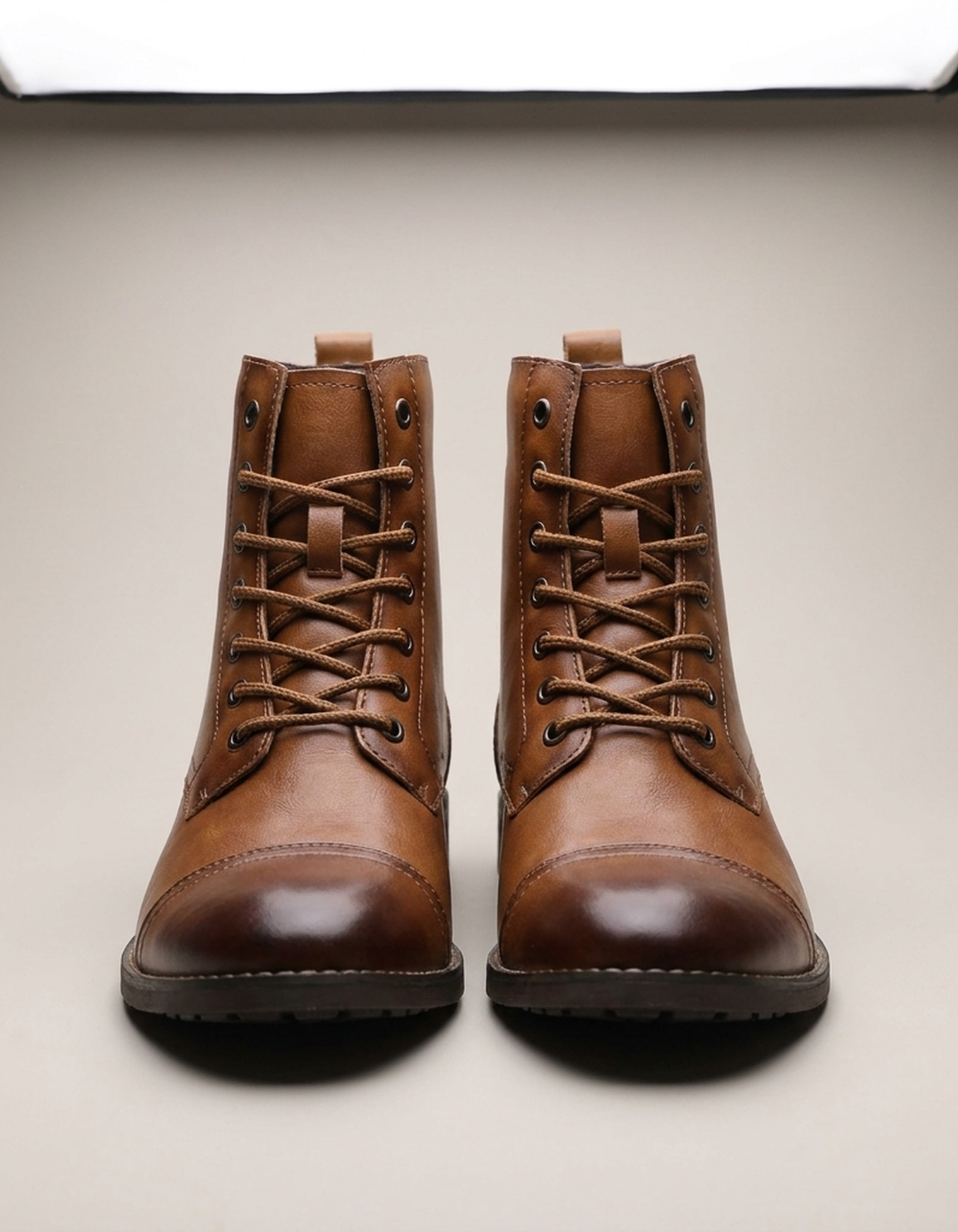 PLUXSTYLE::numise::mens-everyday-lace-up-ankle-boots::pack-brown