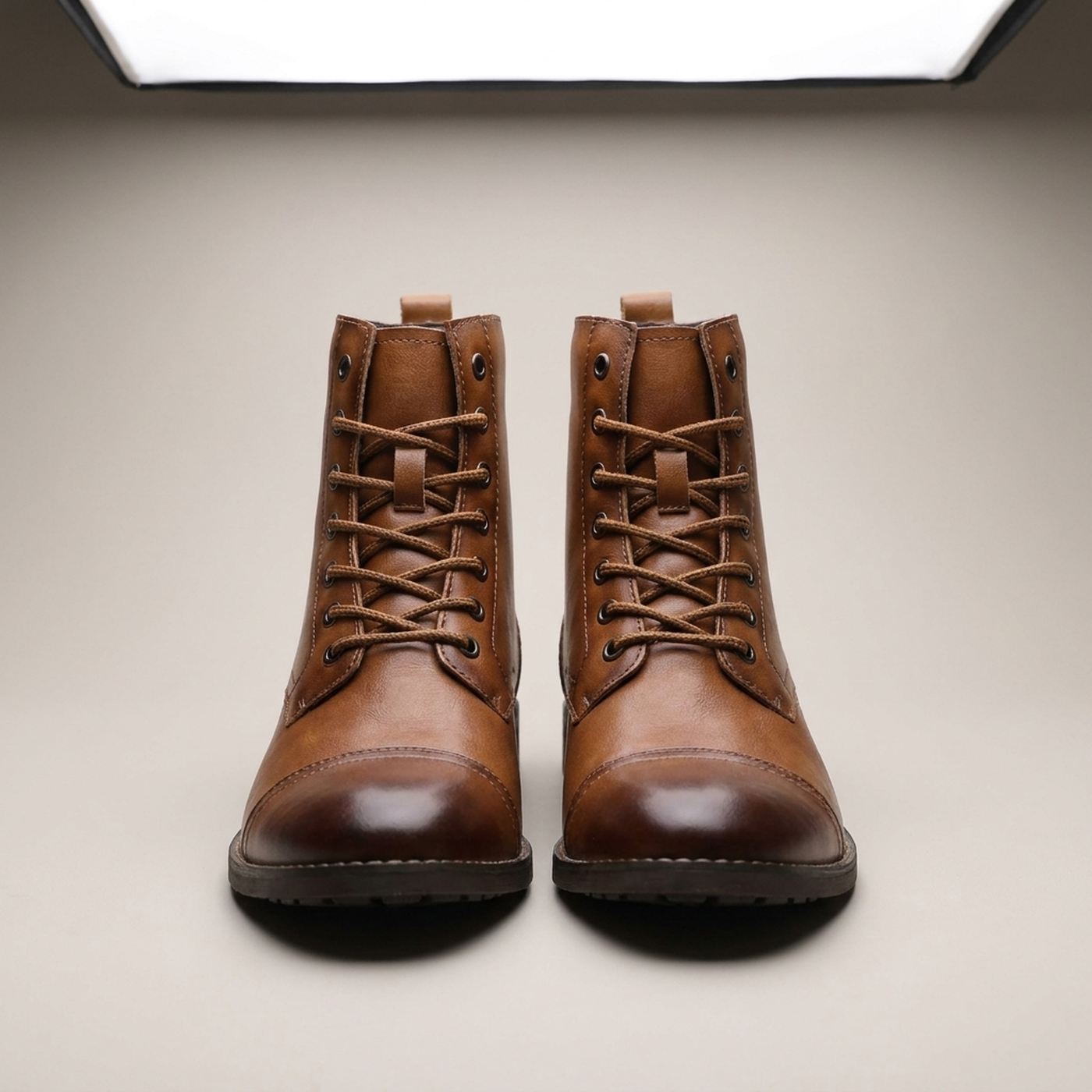 PLUXSTYLE::numise::mens-everyday-lace-up-ankle-boots::pack-brown