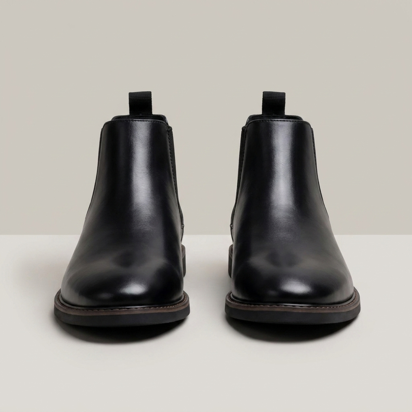 PLUXSTYLE::numise::mens-refined-chelsea-boots::pack-black