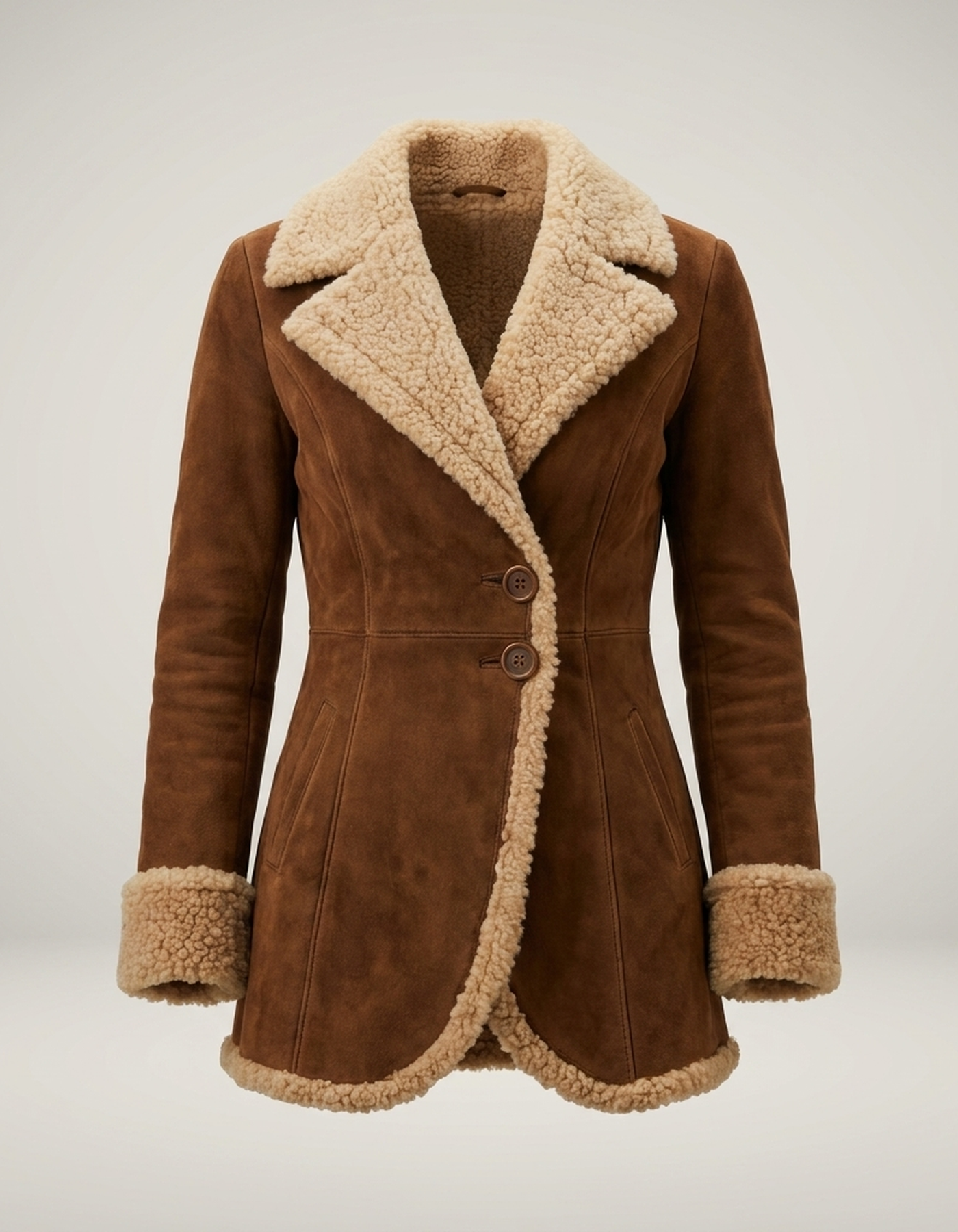 PLUXSTYLE::numise::tailored-button-front-parka::pack-brown