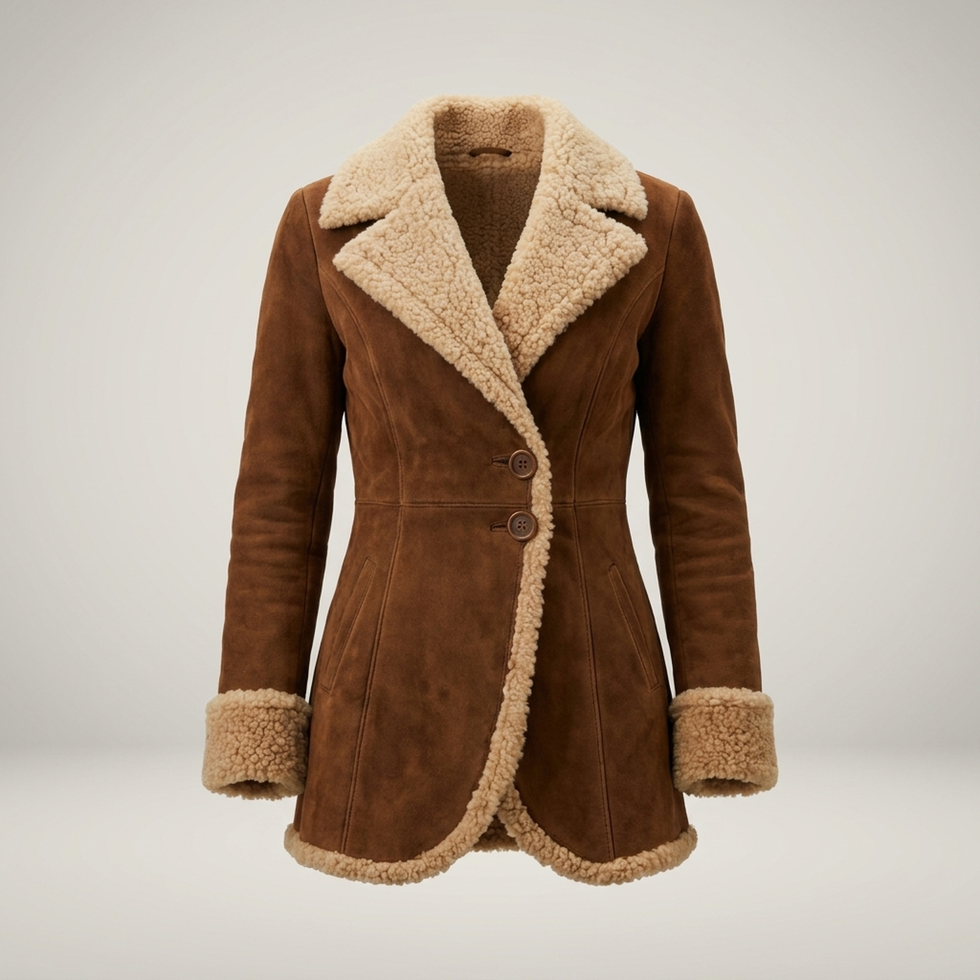 PLUXSTYLE::numise::tailored-button-front-parka::pack-brown