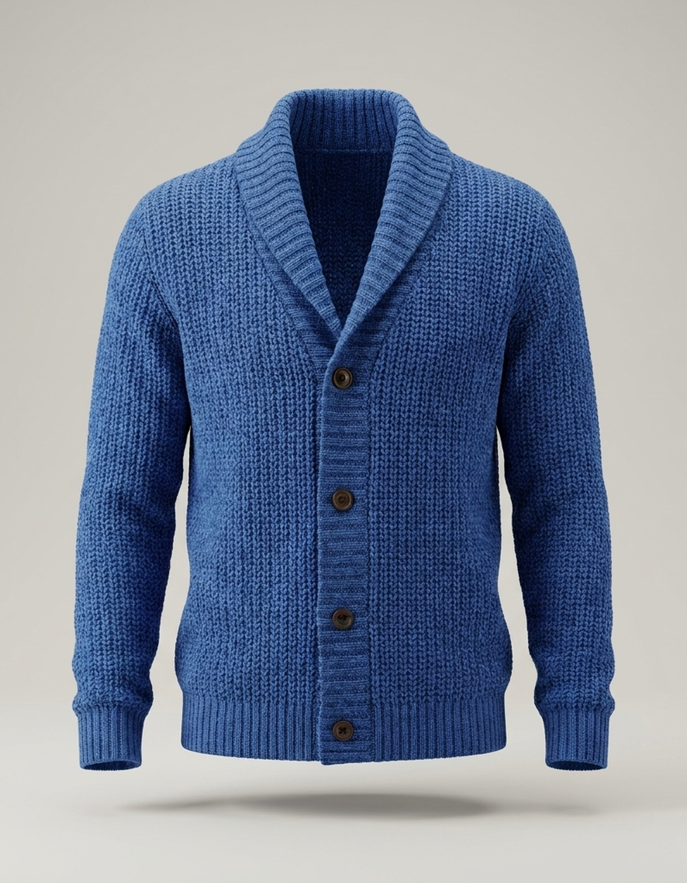 PLUXSTYLE::numise::mens-button-front-cardigan::pack-blue