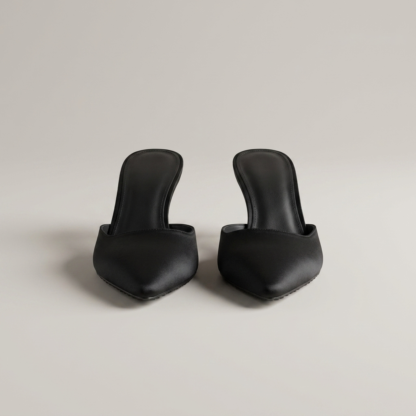PLUXSTYLE::numise::womens-pointed-toe-stiletto-mules::pack-black