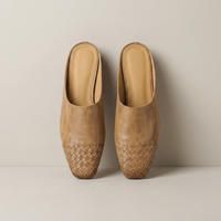 PLUXSTYLE::numise::clara-timeless-mule-footwear::pack-khaki