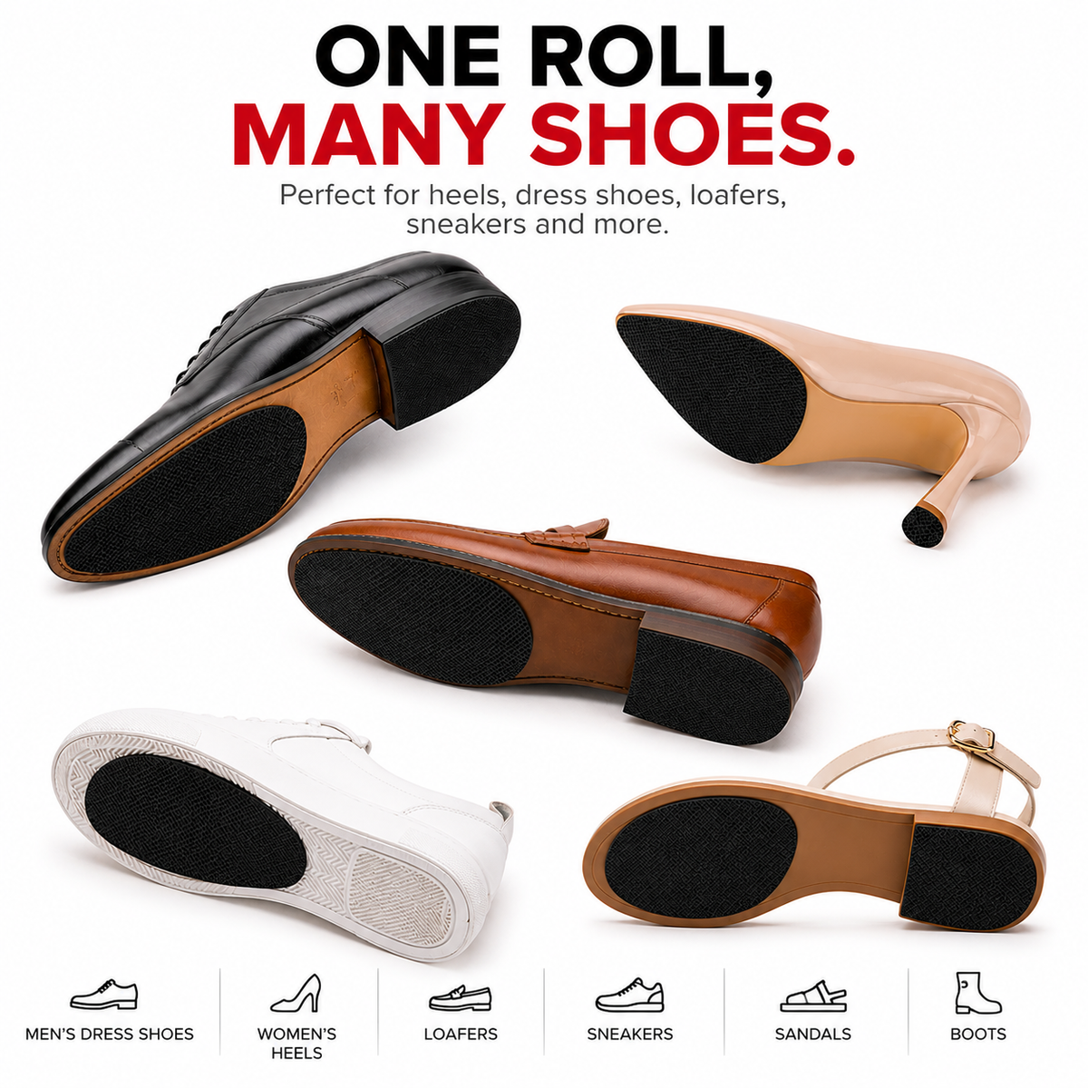Anti-Slip Shoe Sole Protector Roll