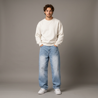 Wide-Leg Baggy Jeans