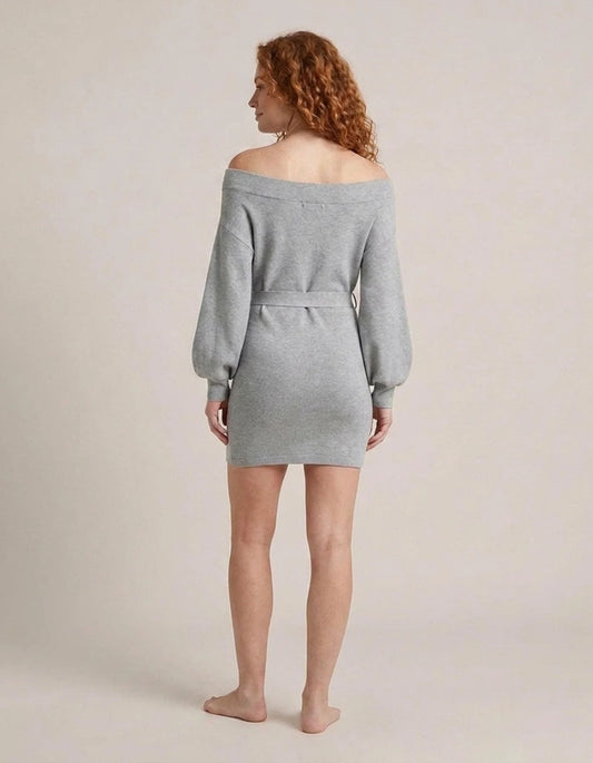 Bardot Tie-Waist Mini Dress