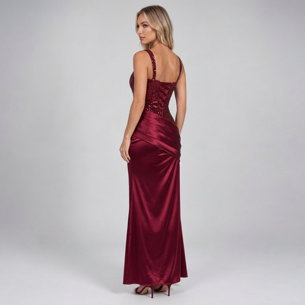 Shelby | Women's Embellished Corset Maxi Dress