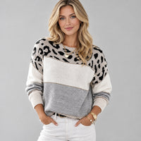 Maglione leopardato per uno stile quotidiano chic