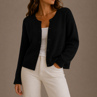 Addison | Women's Knit Button-Up Long-Sleeve Cardigan