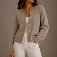 Addison | Women's Knit Button-Up Long-Sleeve Cardigan