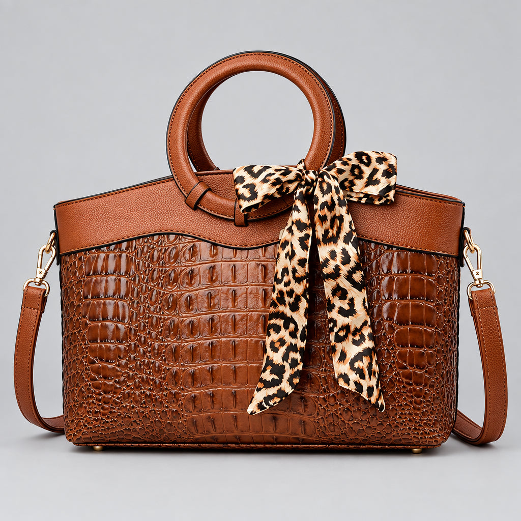 Refined Round-Handle Handbag