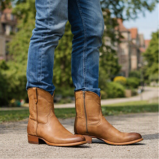 Herren Retro Western Stiefel