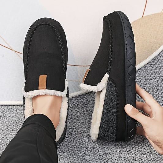 Zapatillas de casa tipo mocasín sin cordones