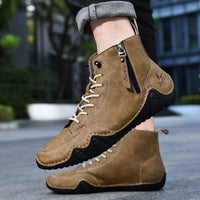 PLUXSTYLE::numise::mens-side-zip-combat-boots::lifestyle-keep-2