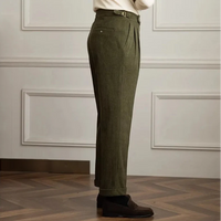 Everett | Men's High-Waisted Corduroy Pleated Pants