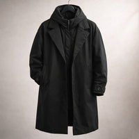 Men’s Layered Hooded Coat