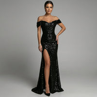Kelsey | Women's Sequin Evening Wedding Guest Dress