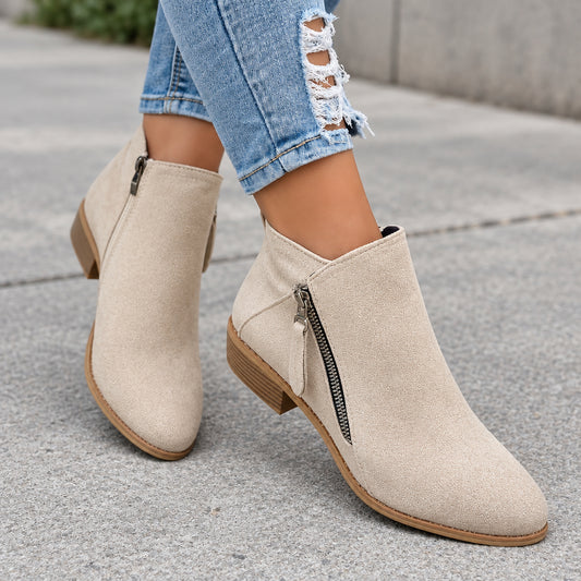Bequeme knöchelhohe Stiefel