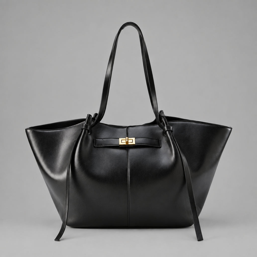 Tote Bag With Front Closure
