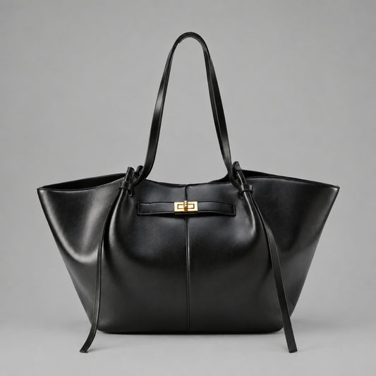 Tote Bag With Front Closure