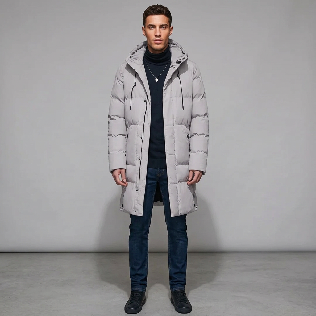 Stylish Padded Hooded Coat for Effortless Seasonal Wear