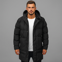 Moderne Longline-Steppjacke