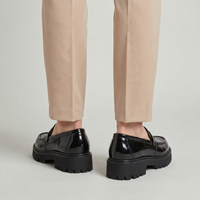 Klobige Loafer mit dicker Sohle