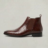 Refined Texture Chelsea Boots