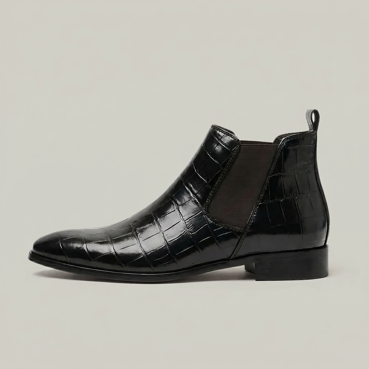 Refined Texture Chelsea Boots