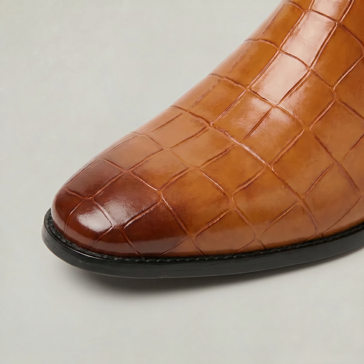 Refined Texture Chelsea Boots