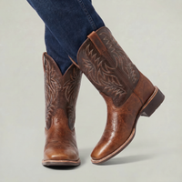 Mid-Calf Western Boots