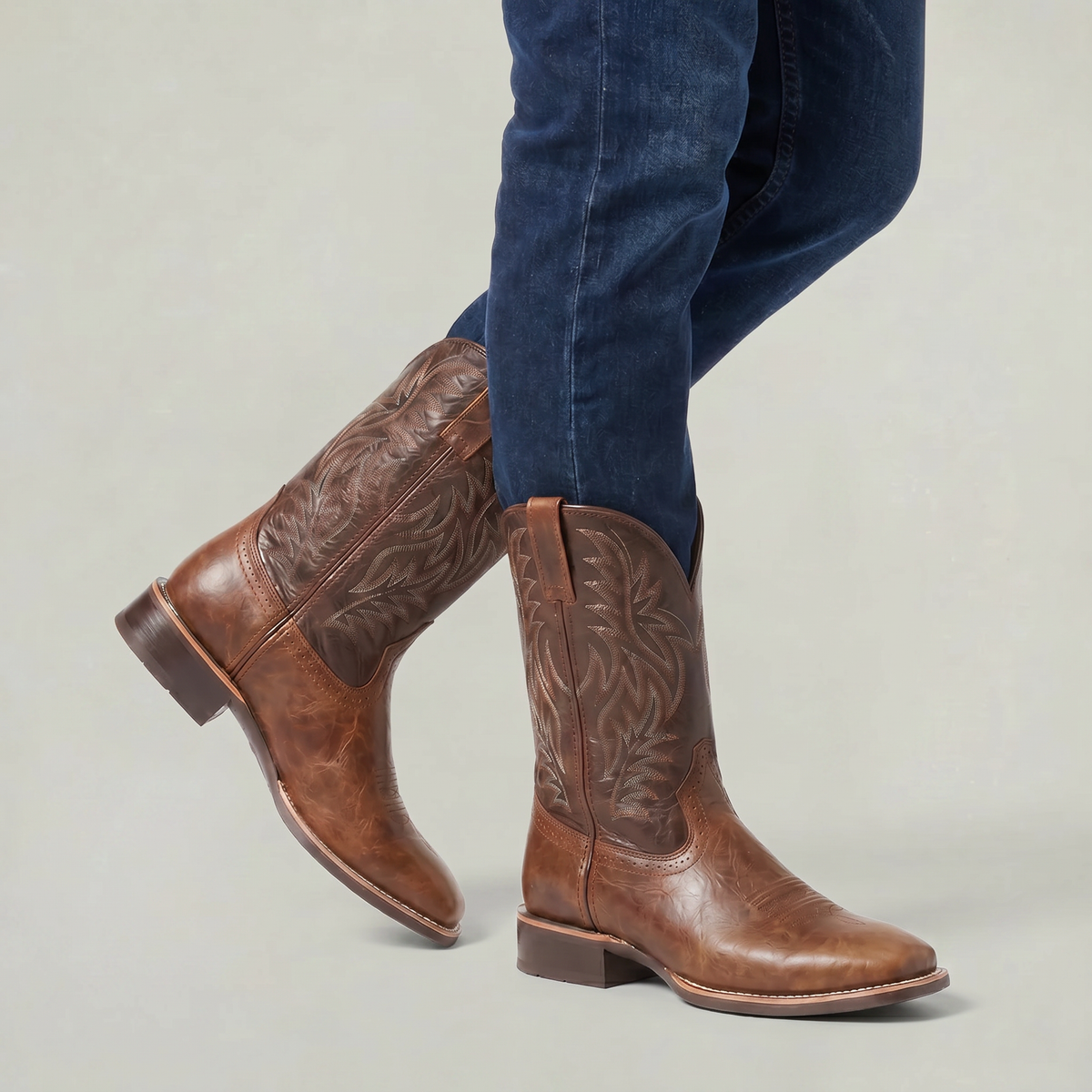 Mid-Calf Western Boots