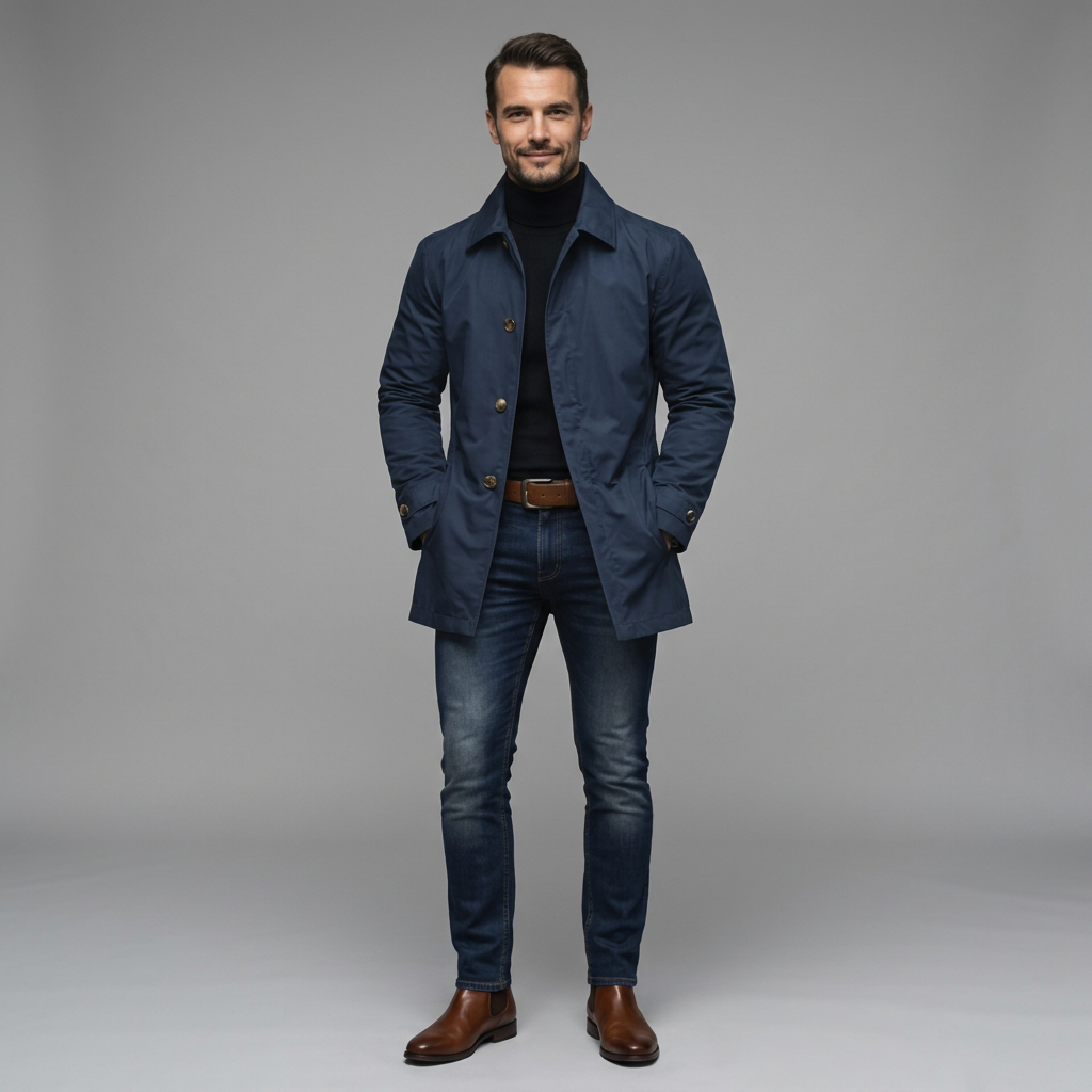 Casual Long Sleeve Winter Coat