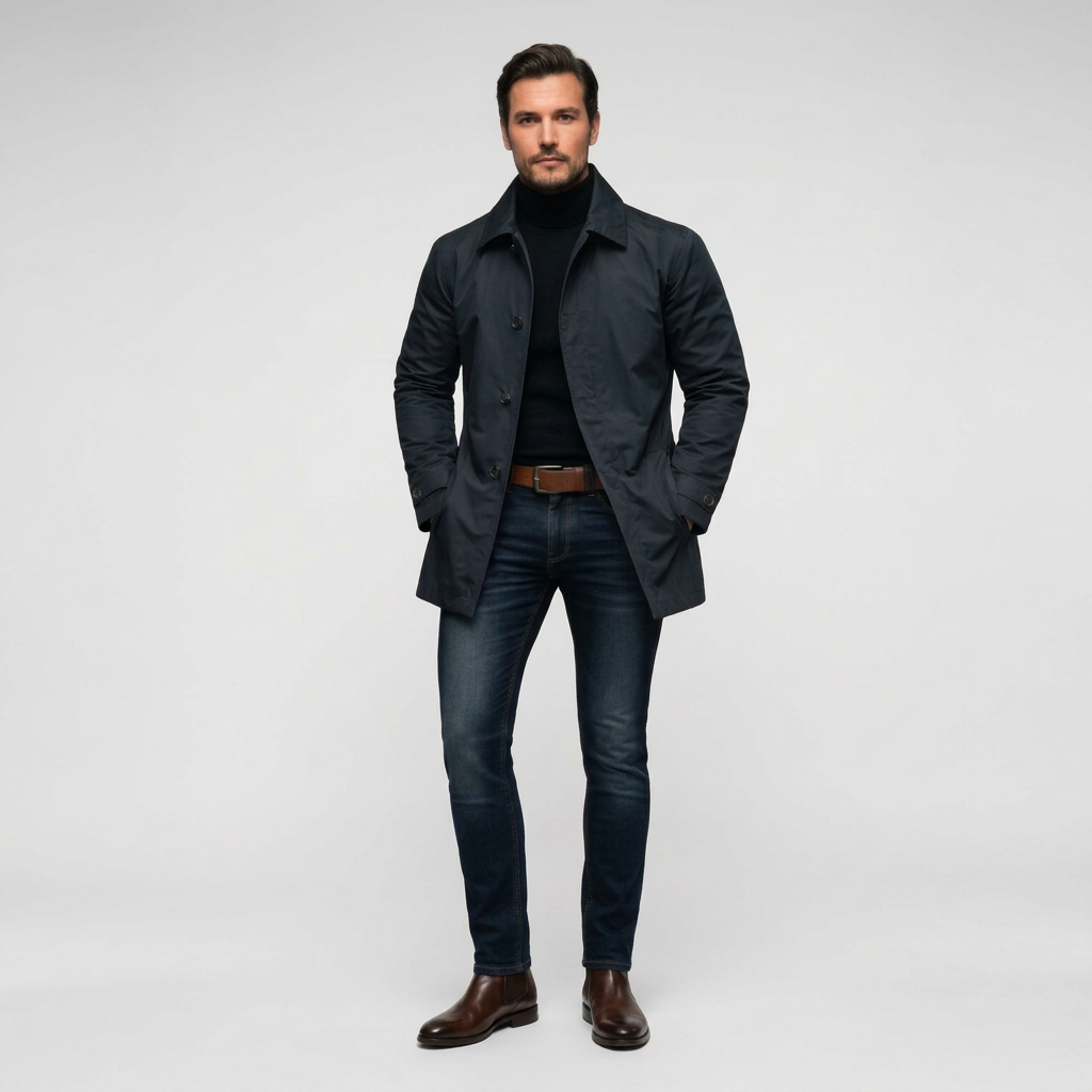 Casual Long Sleeve Winter Coat
