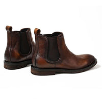 Men's Fire Orange Chelsea Boots
