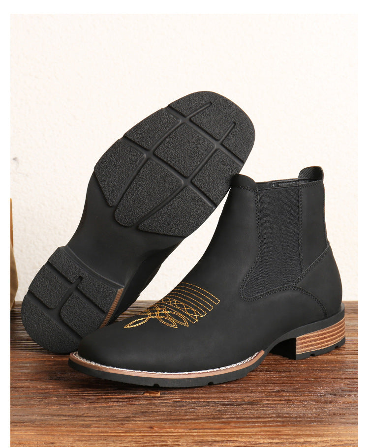 Men's Bulldog Boots in Black