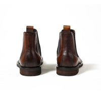 Men's Fire Orange Chelsea Boots