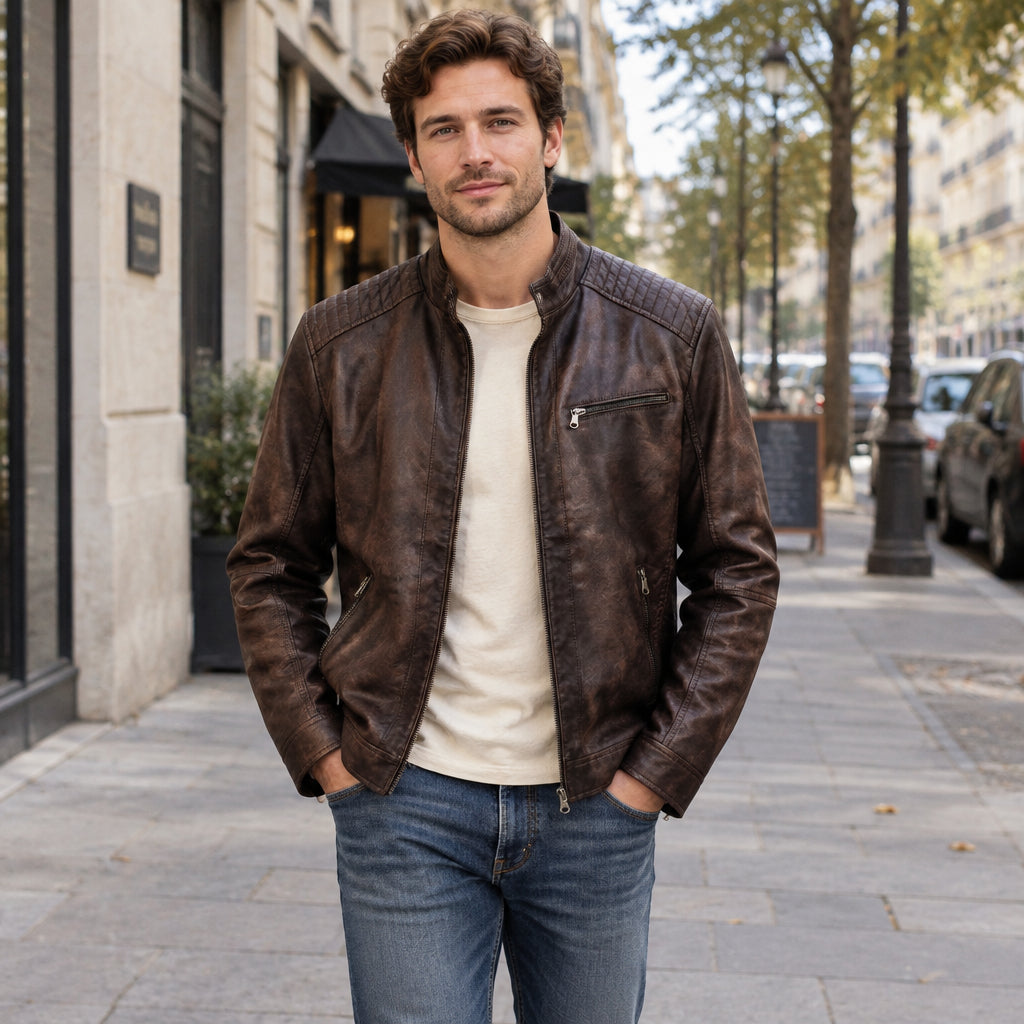 Men’s Quilted Detail Jacket